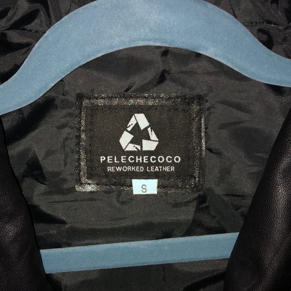 Pelechecoco Black Reworked Leather Jacket - Picture 4 of 6